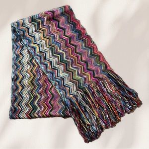 Zig Zag Multi-Colored Scarf